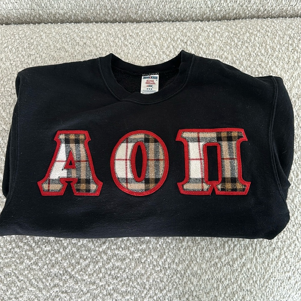 AOII Letters Crewneck Sweatshirt
